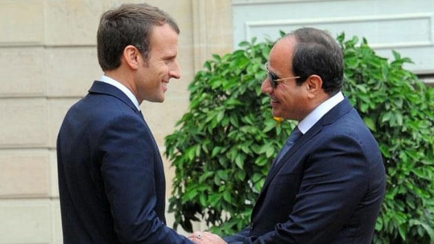 Sisi ve Macron telefonda Suriye'yi grt