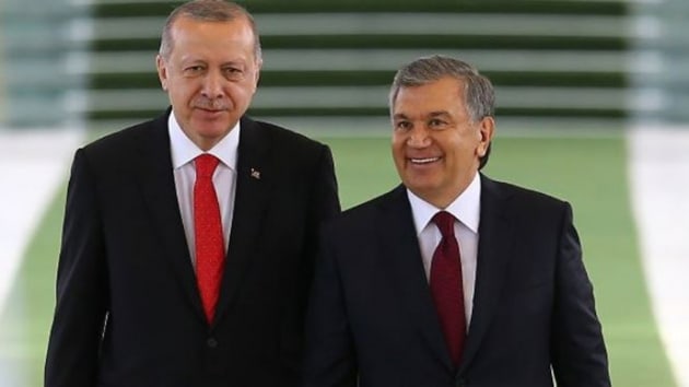 Cumhurbakan Erdoan zbekistan'da