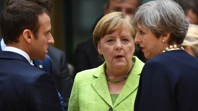 Merkel, Macron ve May'den ABD'ye son ar: AB'nin karlarn savunmaya hazrz