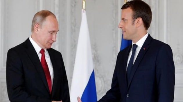 Putin ve Macron ran konusunda anlat