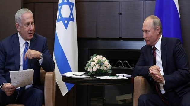 Putin ve Netanyahu telefonda grt