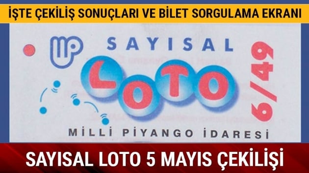 Saysal Loto sonular 5 Mays 2018