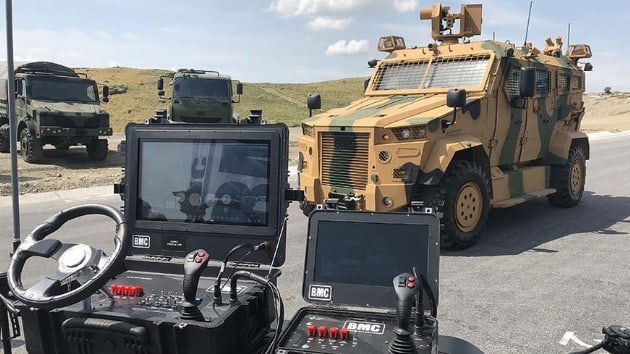 BMC zrhl arac AMAZON 4x4'e insansz, uzaktan kumandayla kullanlabilme yetenei kazandrld