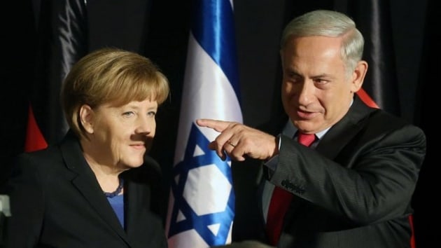 Merkel, Netanyahu ile grt