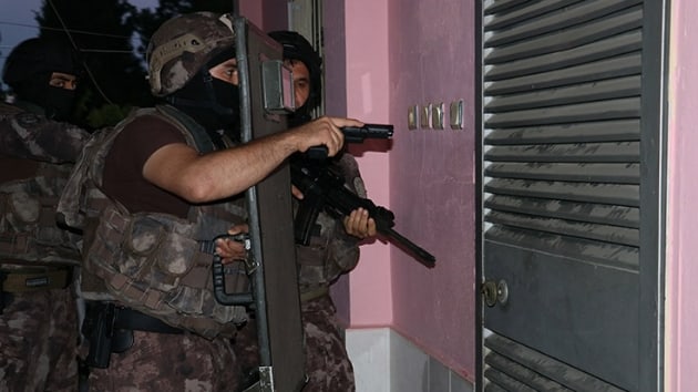 Adana'da terr rgt DEA'a ynelik operasyonda 9 pheli gzaltna alnd