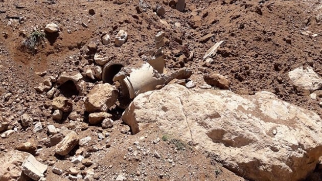 Van'da, PKK'l terristlerin menfeze yerletirdii patlayc dzenei imha edildi