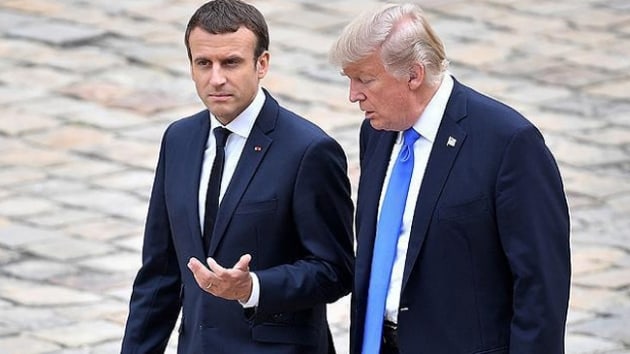 Macron: ABD'nin ekilmesi Rusya ve in'i glendirir