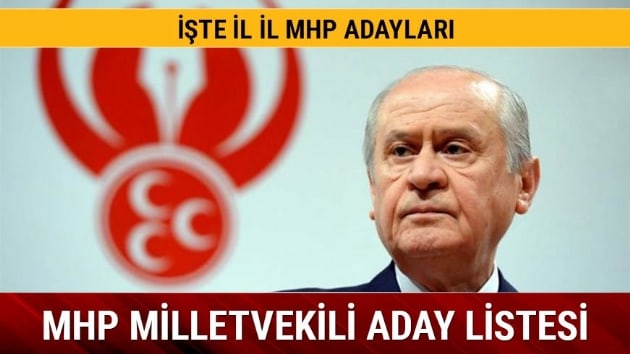 MHP'nin Milletvekili aday listesi akland 