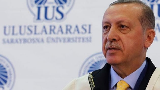 Cumhurbakan Erdoan: Dnya 5 yeye teslim olacak olursa yandk