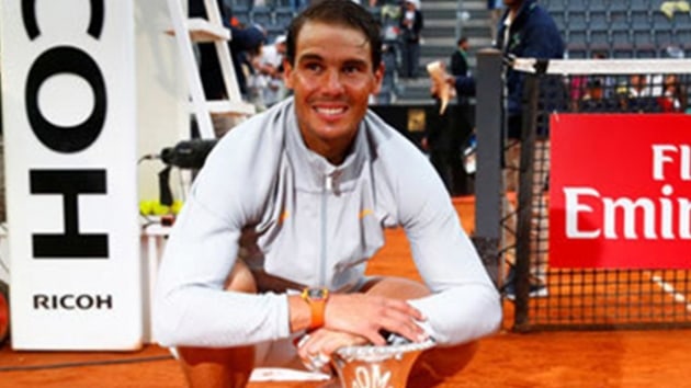 Rafael Nadal, Roma Ak'ta 8. kez ampiyon oldu