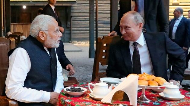 Putin ve Modi Soide bir araya geldi