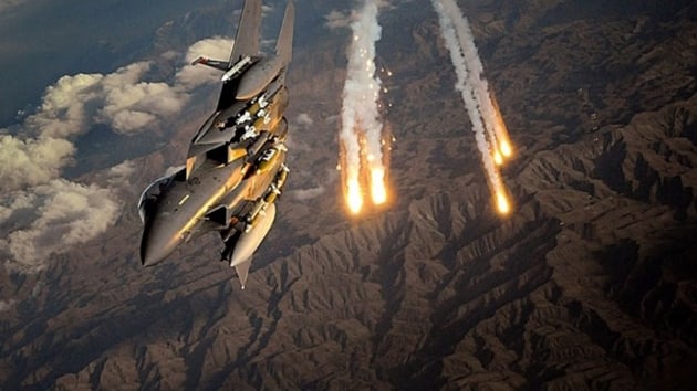 Irak'n kuzeyindeki Hakurk blgesine dzenlenen hava harekatnda PKK'l terristlerce silah mevzii olarak kullanlan 4 hedef imha edildi