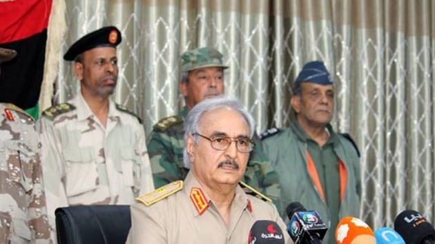 Libya'nn dousundaki Hafter'e bal glere saldrlar  