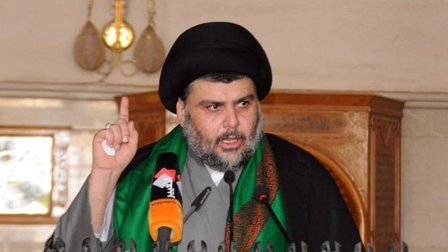 Irak'ta seimin galibi Sadr'n ABD'li yetkililerle temas kurduu iddias