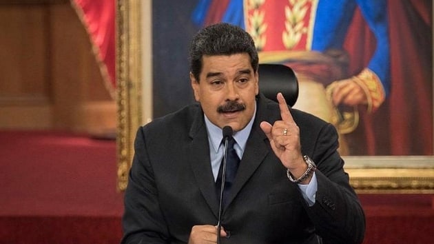 Maduro ikinci dnem devlet bakanl iin yemin etti