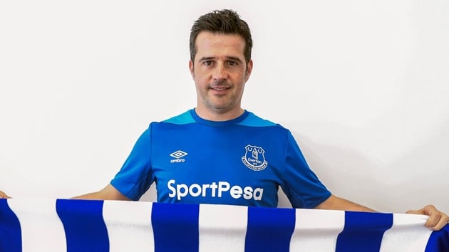 Everton, teknik direktr Marco Silva ile anlat