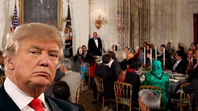 Trump ezber bozdu, Beyaz Sarayda iftar yemei verecek  