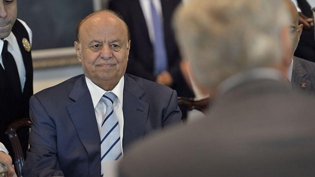 Yemen Cumhurbakan Hadi, Abu Dabi veliaht prensi Al Nahyan'la bir araya geldi