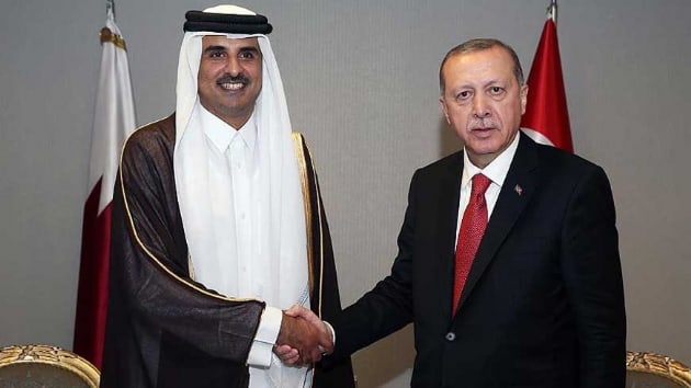 Cumhurbakan Erdoan, Katar Emiri ile telefonda grt