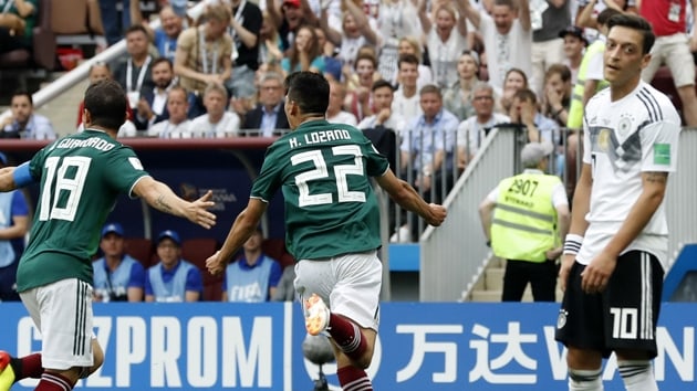 Meksika Almanya'y 1-0 yendi ve byk bir srprize imza att