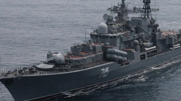 Rus sava gemileri Akdeniz'e ulat