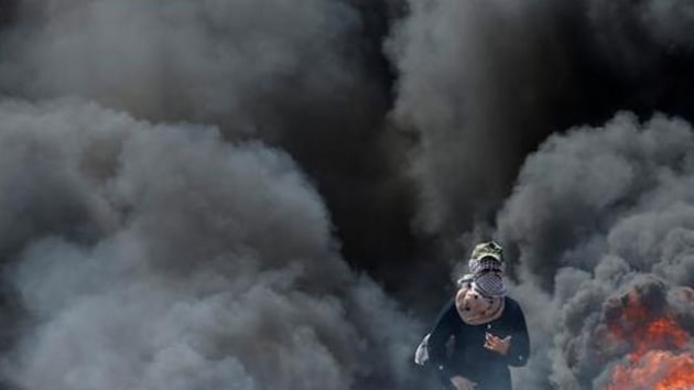 srail ordusu Gazze'nin gneyinde bir gzetleme merkezi ile tarm arazisini bombalad
