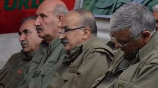 Terr rgt PKKnn Kandil'deki lider kadrosu ran'a kat