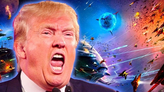 Donald Trump, 'uzayda askeri bir g' kurmak iin ilk adm att