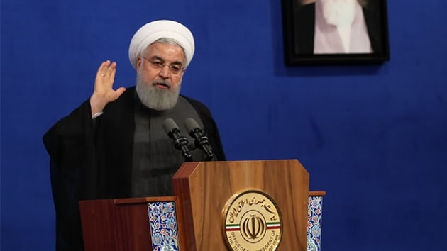ran'da yaymlanan kitapta Ruhani, ABD adna 'slam Cumhuriyeti'ni ortadan kaldrmaya almakla' sulanyor