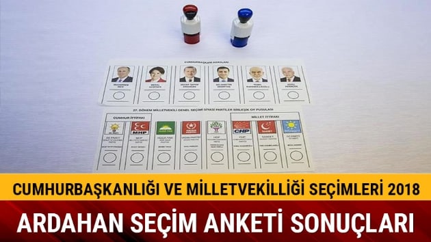 Ardahan oy oranlar seim sonular akland