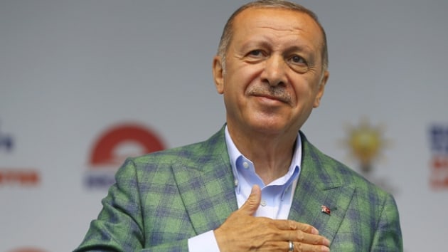 Cumhurbakan Erdoan son mitingini Eypsultan'da yapt