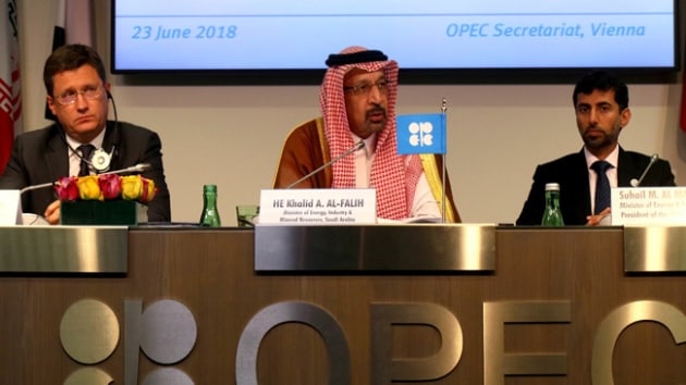 OPEC petrol retiminin arttrlmas hedefi iin Rusyayla bir araya geldi