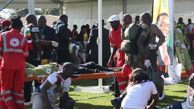 Zimbabve'de Devlet Bakan'na bombal saldr
