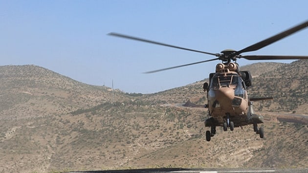 Oy pusulalar askeri helikopterle tand