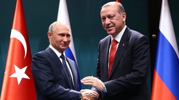 Putin, seimi kazanan Cumhurbakan Erdoan' tebrik etti: Byk bir siyasal otoritesi olduunu kantlad