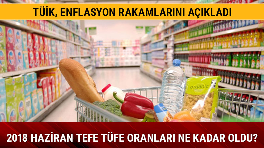 2018 Haziran enflasyon oranlar� belli oldu