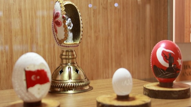 Trkiye'nin ilk Yumurta ve Sanatlar Merkezi'nde 240 hayvan yumurtas