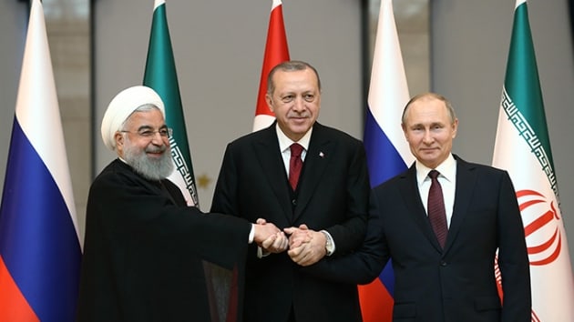 Astana srecinin garantr lkeleri Trkiye, Rusya ve ran'n liderleri Tahran'da bir araya gelecek