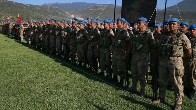 Afrin'deki Zeytin Dal Harekat'na katlan 600 jandarma komando, Bornova'daki 2. Jandarma Komando Tugay'na geri dnd