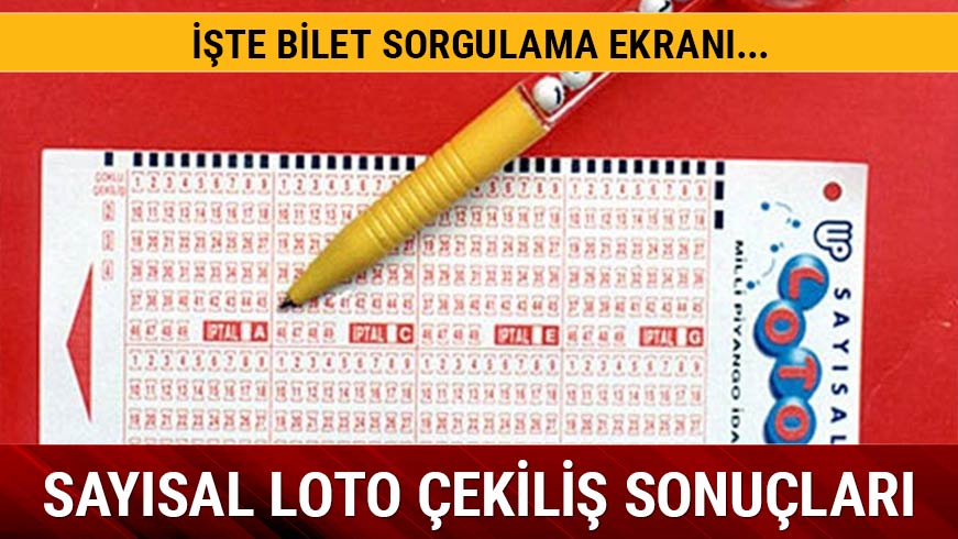 Say�sal Loto sonu�lar� a��kland�