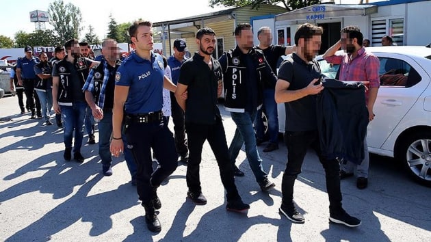 Ankara'da ''Kalkan'' operasyonunda gzaltna alnan 84 kii adliyeye sevk edildi