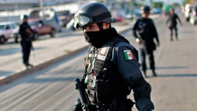 Meksika'daki banka soyunu giriiminde soyguncu polis tarafndan ldrld