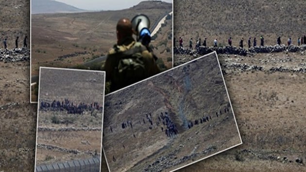 Suriyeliler Golan'a ilerliyor: srail askerleri baryor