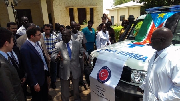 TKA tarafndan yrtlen ATKAP projesi kapsamnda eitimlerini tamamlayan Sudanl salklar diplomalarn ald