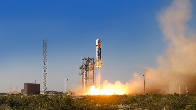 Blue Origin, en nemli test uularndan birisine kt: te grntler