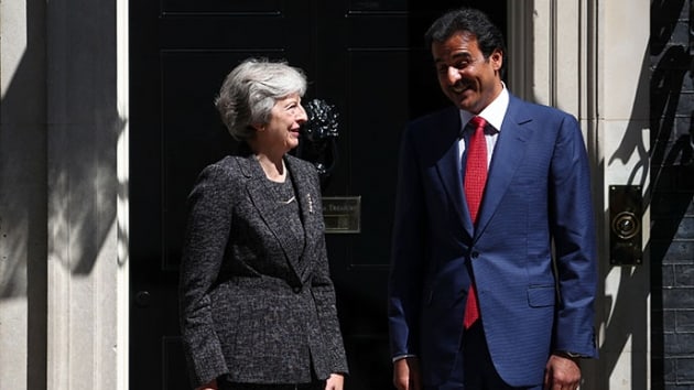 Katar Emiri Al Sani Londra'da 