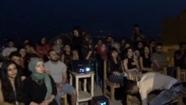 Mardin'de damda sinema keyfi 