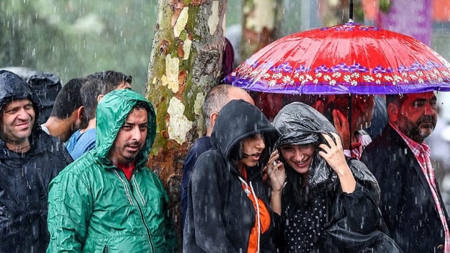 stanbul'da saanak etkisini gstermeye balad