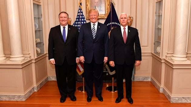 Pompeo'nun, Trump ve yardmcsnn Trkiye ile ilgili aklamalarndan haberdar olmad iddia edildi