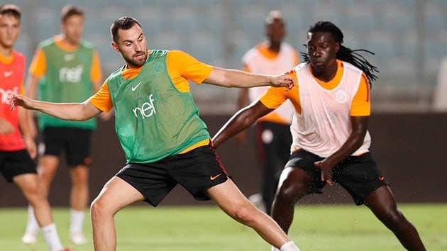 Galatasaray, Club Africain ile oynayaca karlama ncesi son antrenmann yapt